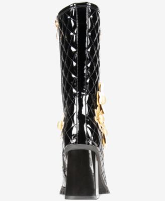 Women's Gio Luxurious Quilted Dress Booties