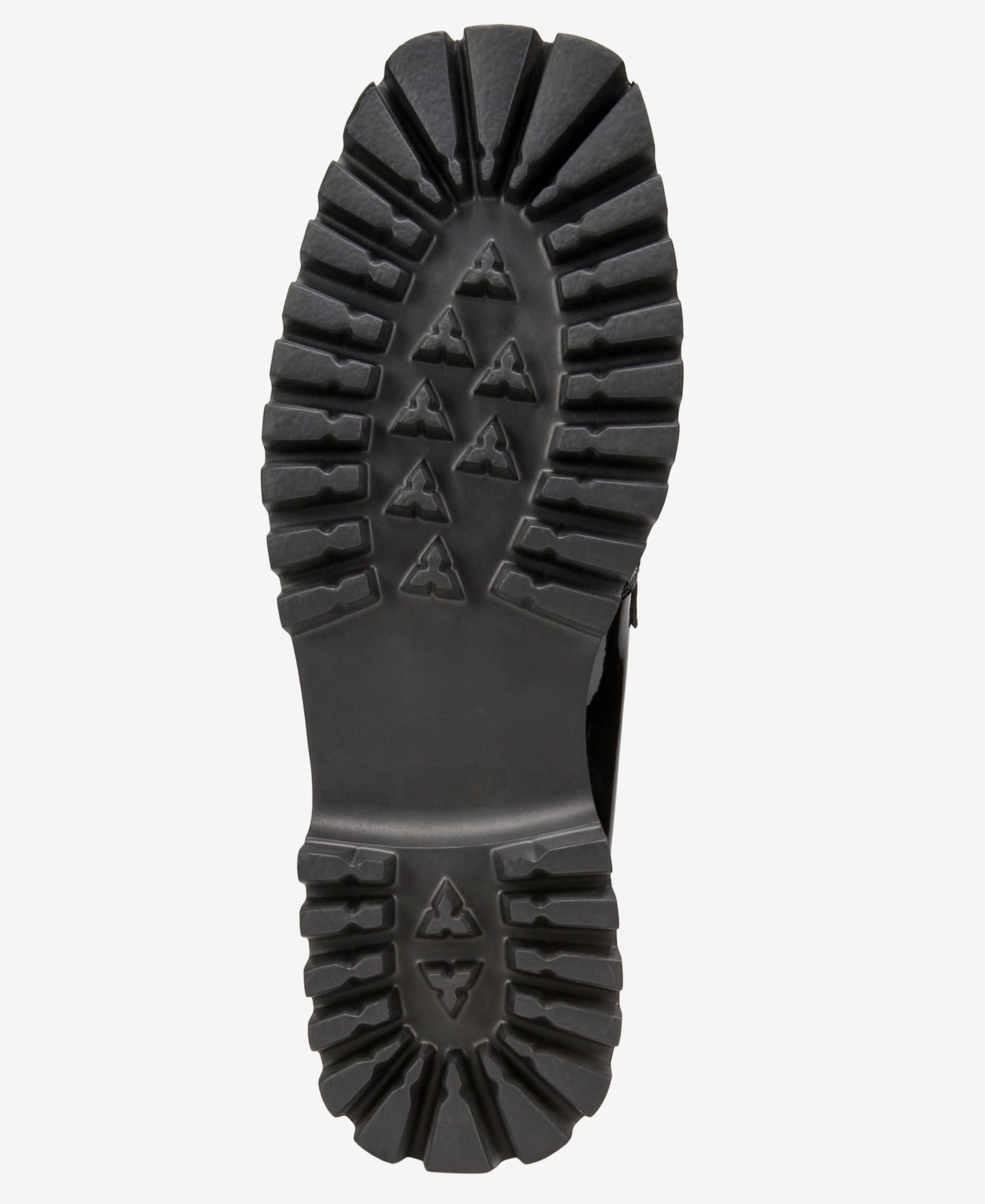 Женские туфли THINGS II COME Lenna Luxurious Embellished Lug Sole Loafer Flats, цвет: Чёрный / Металлический — фото 3