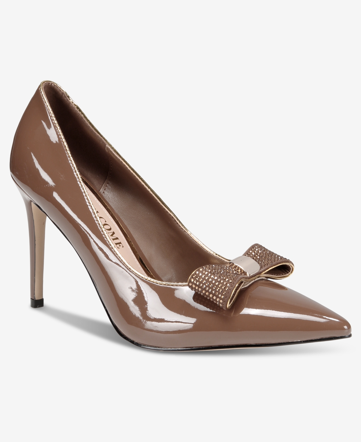 Things Ii Come Women's Soho Luxurious Crystal Double Bow Pumps In Brown