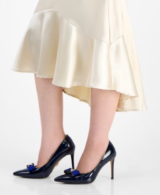 Women's Soho Luxurious Crystal Double Bow Pumps