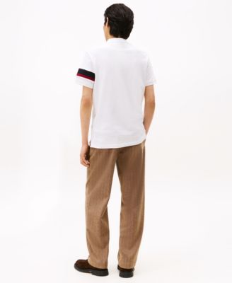 Men's Regular-Fit Stripe Sleeve Polo Shirt