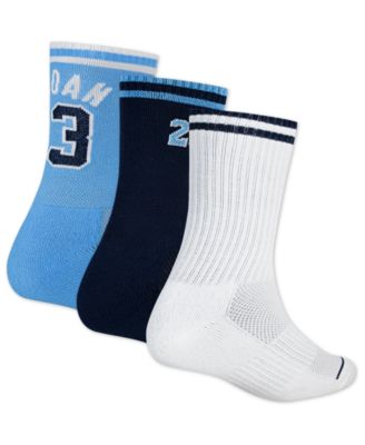 Big Boys 3-Pack Varsity Jersey Crew Socks