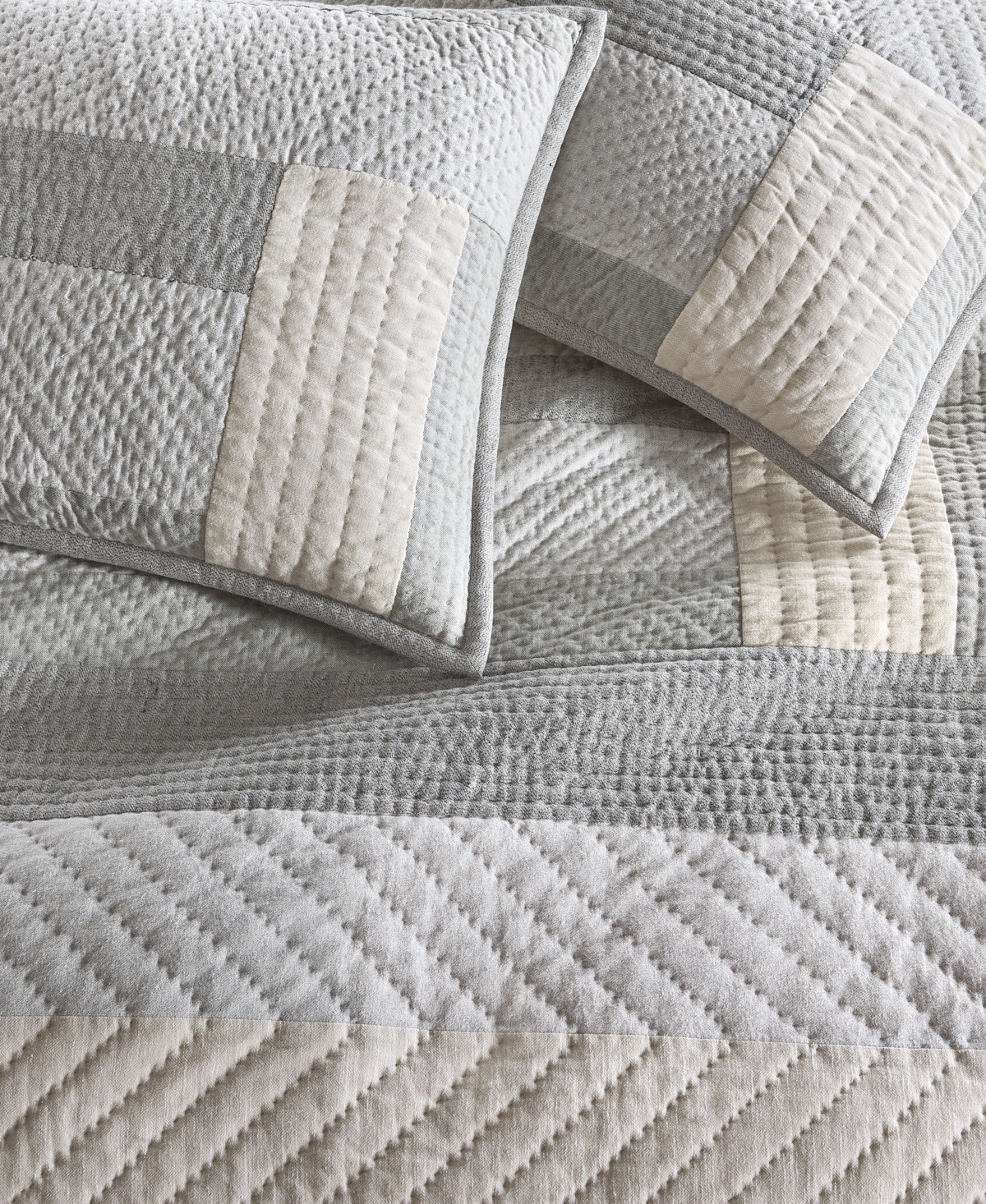 Hotel Collection Piedmont Quilt, King, Macy's Exclusive In Gray