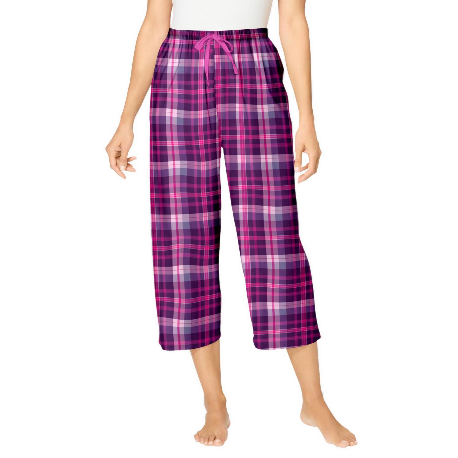 Plus Size Dreams and Co. Woven Sleep Capri Pant