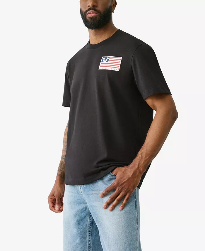 Men's Short Sleeve Horseshoe Flag T-Shirt - thumbnail 6