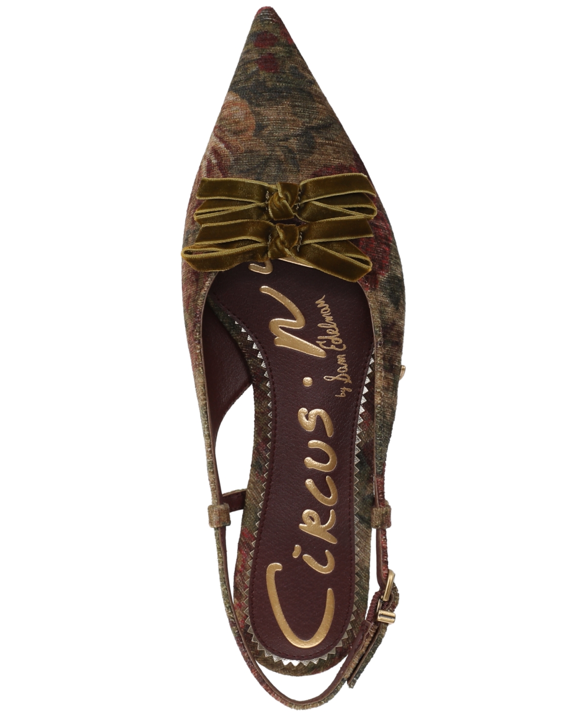 Circus Ny By Sam Edelman Delanie Pointed Toe Slingback Flat In Multi