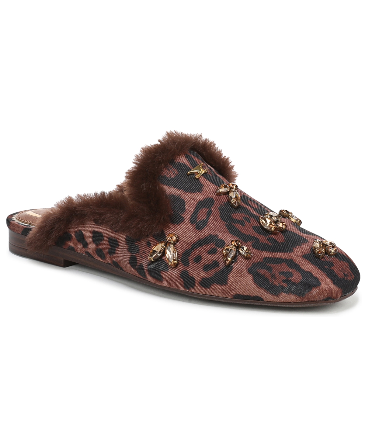 Circus Ny By Sam Edelman Tillie Faux Fur Trim Mule In Black