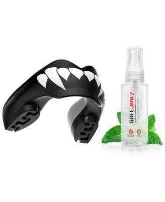 ORTHO Sports Mouth Guard for Braces with Case and Disinfectant Spray Bundle Kit for Basketball, Football, MMA, Hockey, Wrestling