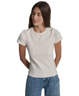 Women's Jacquard Logo Crewneck T-Shirt