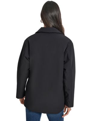 Women's One-Button Puffer Blazer
