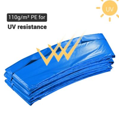 Trampoline Mat & Pad Replacement Kit with 72 V-Hooks Fits 12 ft Trampoline Frame