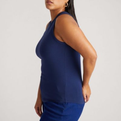 Womens Plus Cai High Neck Tank