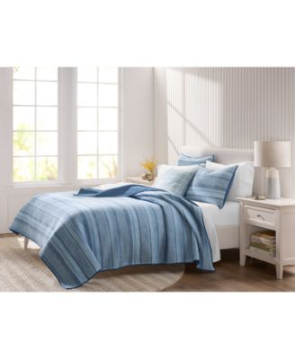 Textured Yarn Dye 3-Pc. Quilt Set, Full/Queen, Macy's Exclusive