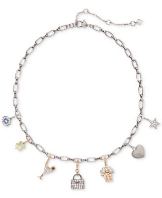 One In A Million Chain Charm Necklace, 16" + 3" extender