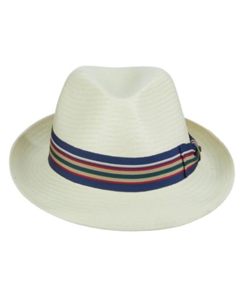 Мужской головной убор Scala Bu Toyo Fedora Ribbon Hat, цвет: Слоновая кость