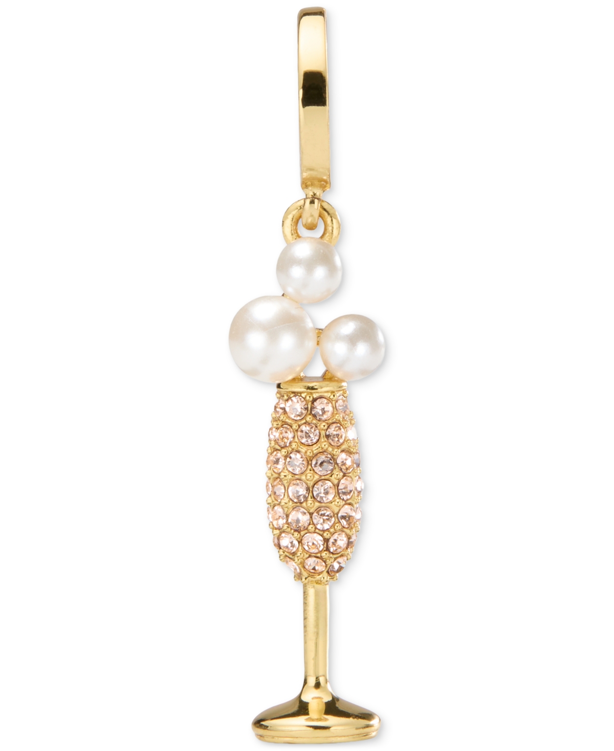 Kate Spade Gold-tone One In A Million Champagne Charm In Multi