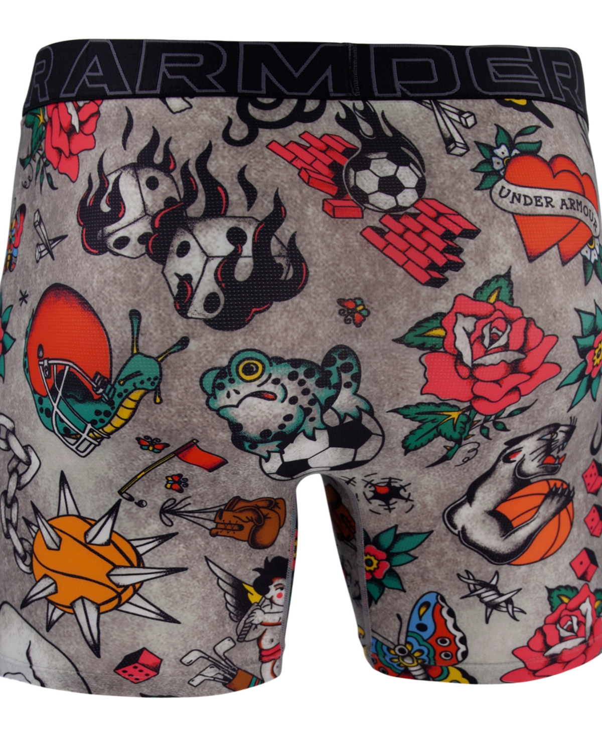 Under Armour Men's Printed Performance Tech Mesh 6" Boxer Briefs In Multi