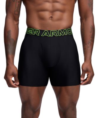 Men's Performance Tech Mesh Solid 6" Boxer Briefs - 3-pack