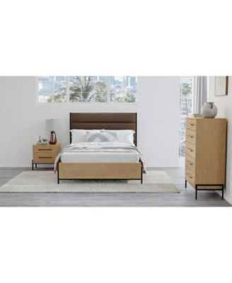 Macy's Linstead Upholstered Bedroom Collection In Transparent