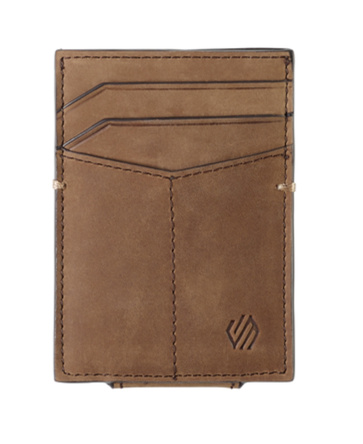 Johnston & Murphy Men's Oil Tanned Front Pocket Wallet In Brown