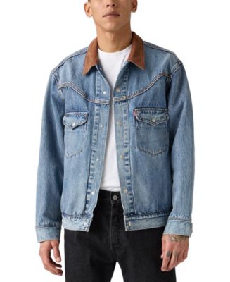 Levi's® Men's Western Shorthorn Relaxed-Fit Denim Trucker Jacket