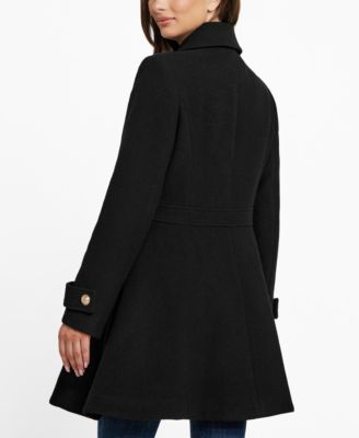 Women's Double-Breasted Skirted Coat