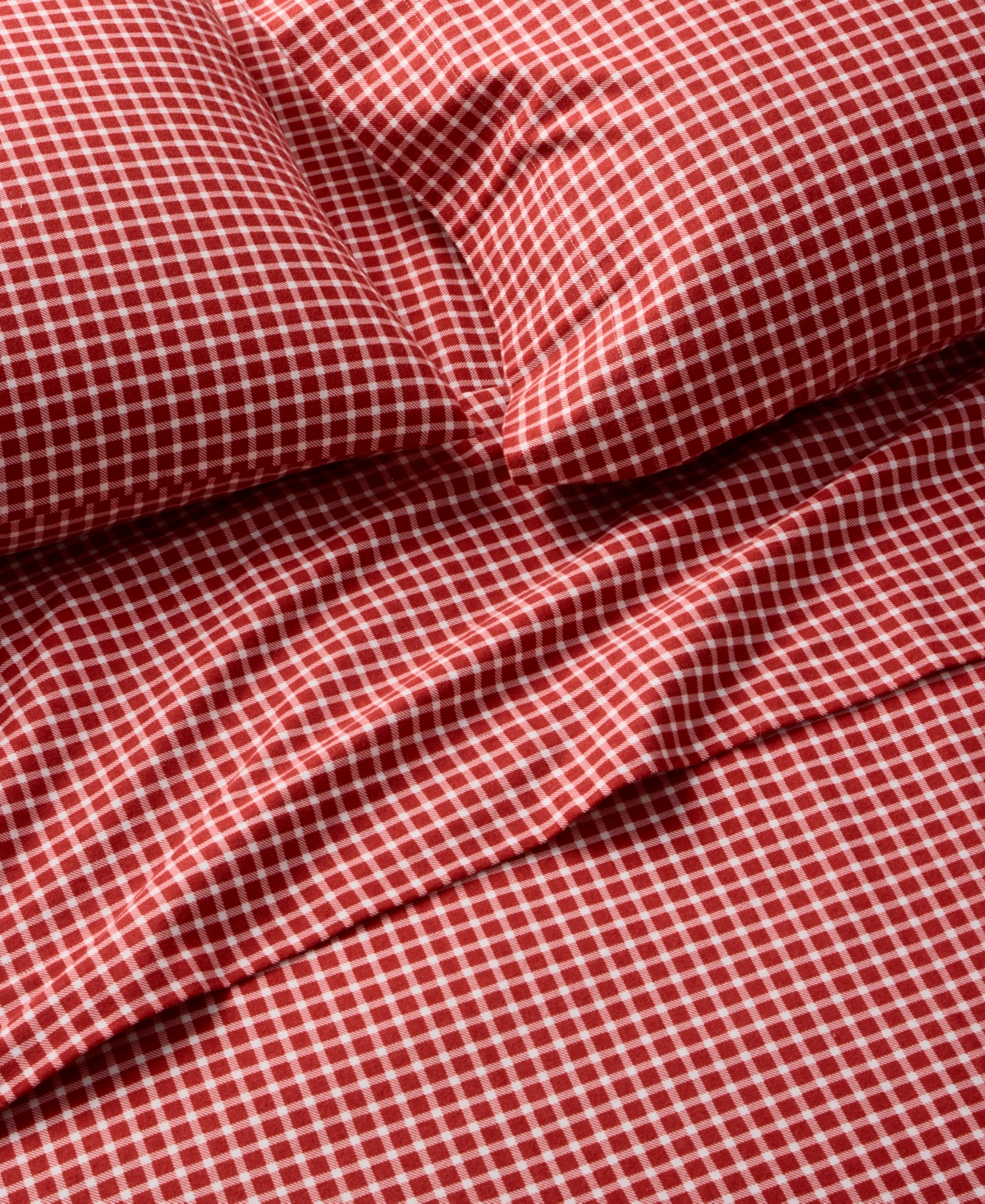 Charter Club Solid Flannel Cotton 4-pc. Sheet Set, King, Exclusively At Macy's In Red