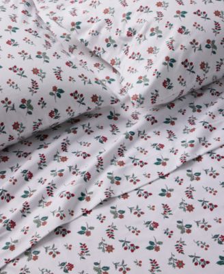 Printed Flannel Cotton 3-Pc. Sheet Set, Twin, Exclusively at Macy’s