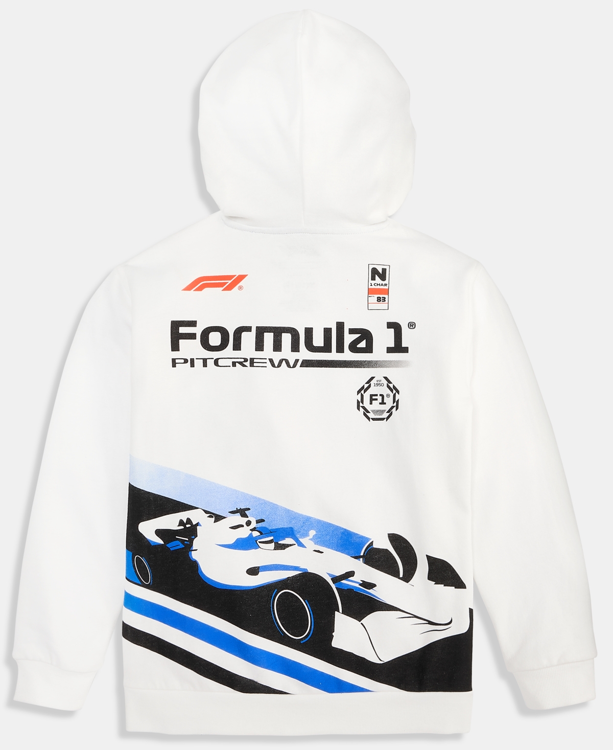 Epic Threads Little Boys Formula Hoodie In White