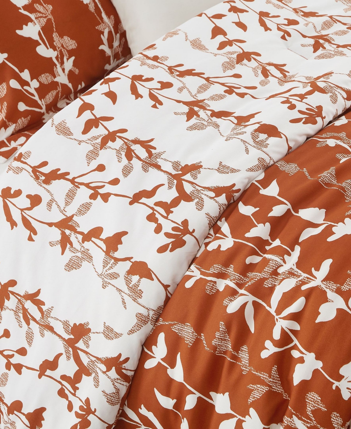 Stratford Park Millie Leaves 2-pc. Comforter Set, Twin In Brown