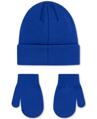 Boys and Girls 2T-5T Nan Futura Beanie Hat & Mittens Set