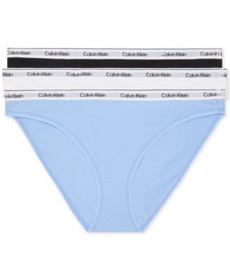 Calvin Klein - Women's 3-Pk. Modern Logo Low-Rise Bikini Underwear