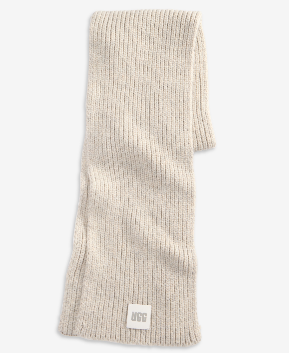 Ugg Chunky Rib Knit Scarf In Neutral
