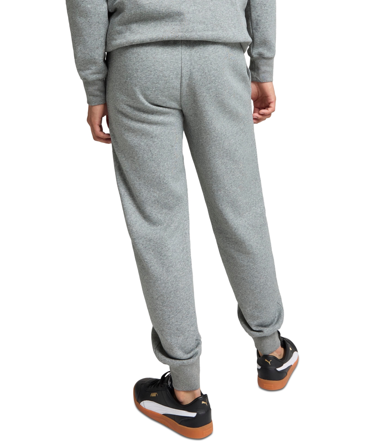 Puma Essentials Fleece Pants 'grey' In Gray