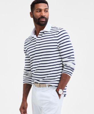 Men's Striped Rugby Shirt, Macy's Exclusive