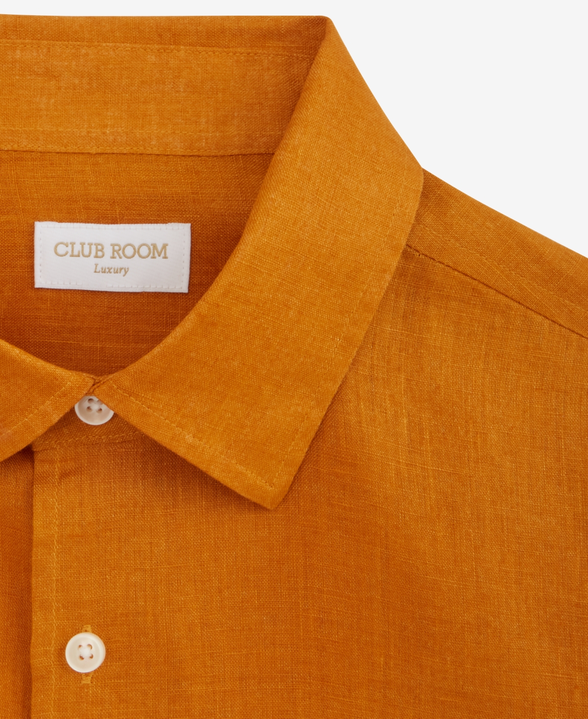 Club Room Men's 100% Linen Shirt, Created For Macy's In Multi