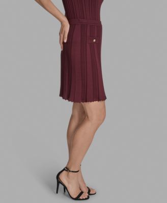 Women's Textured-Knit Mini Skirt