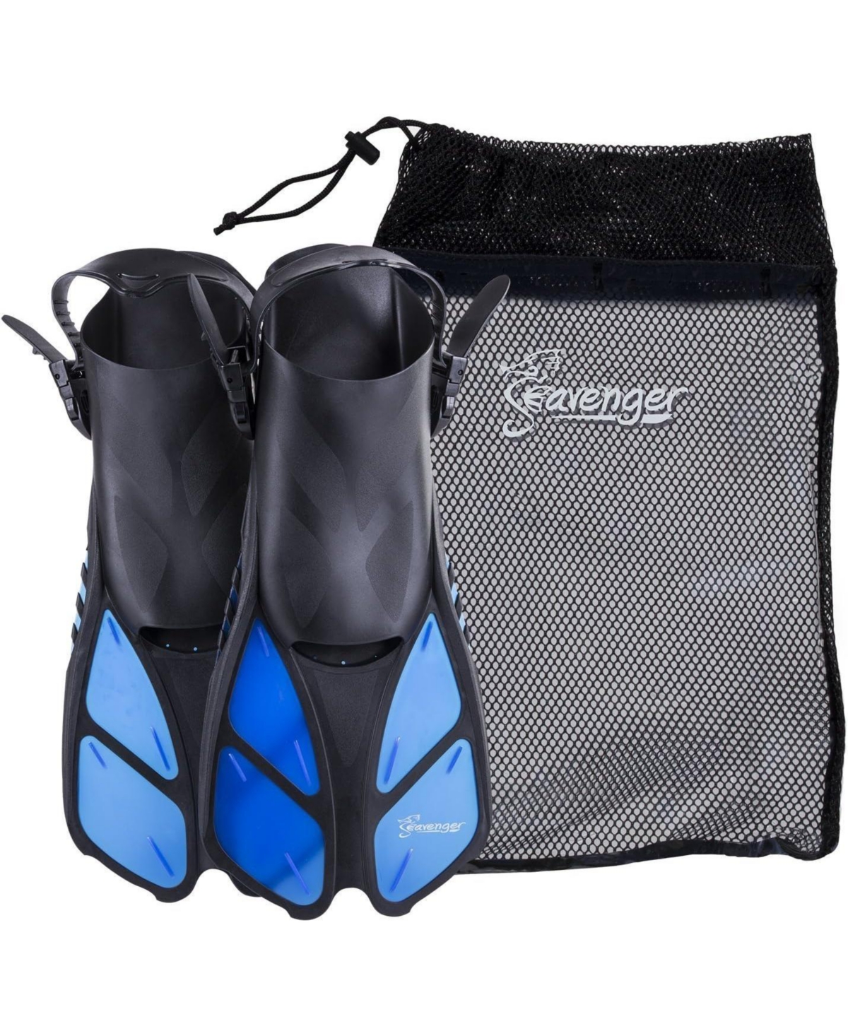 Torpedo Fins and Mesh Gear Bag Snorkeling - Orange