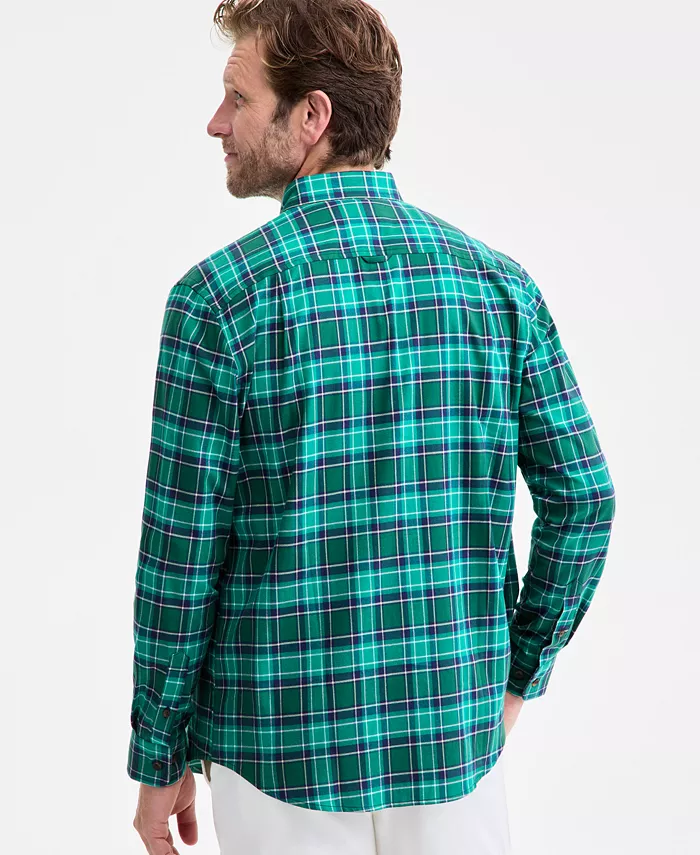 Men's Brushed Cotton Button-Down Shirt - thumbnail 9