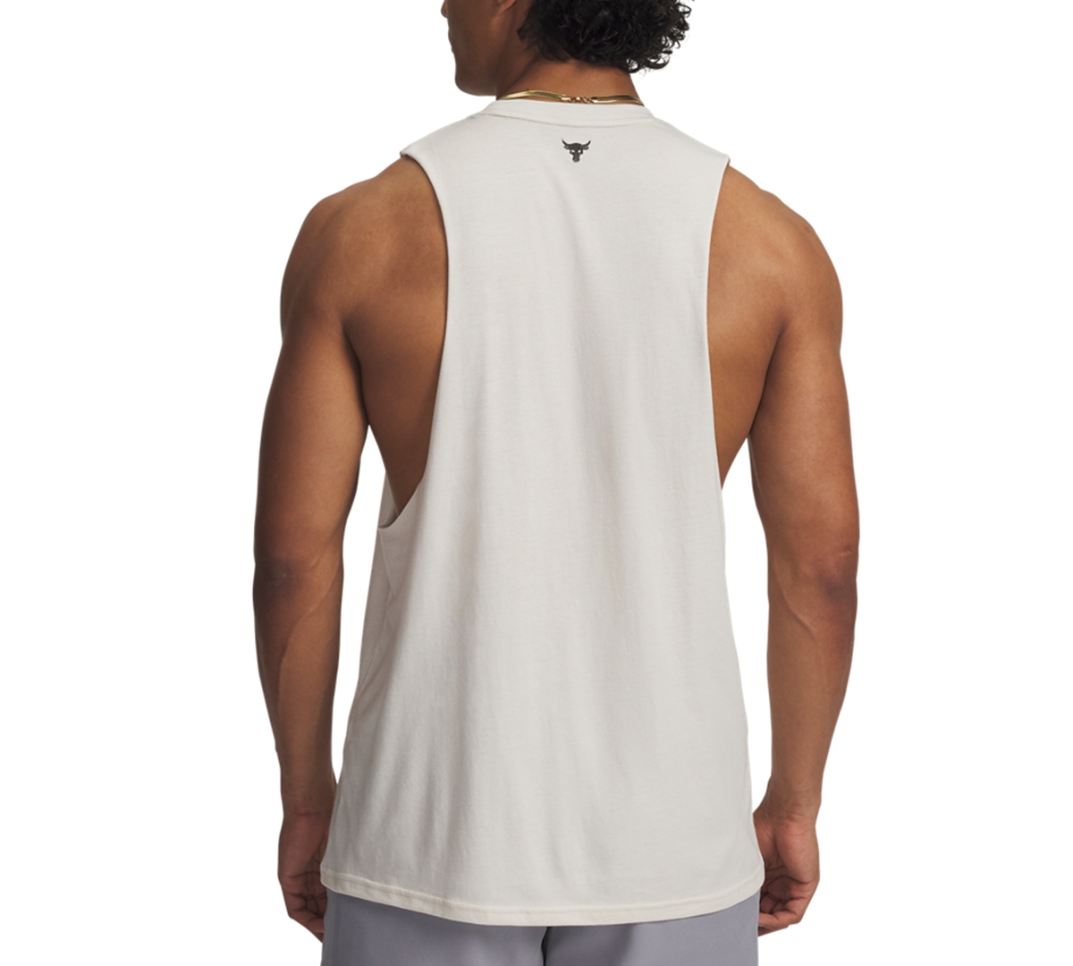 Under Armour Men's Project Rock Iron Graphic Tank In Gray