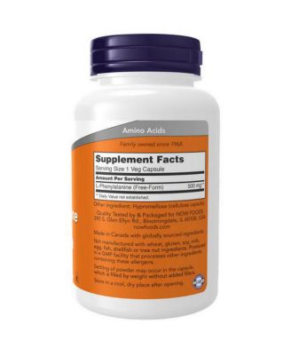 L - Phenylalanine ,500 mg ,120 Caps