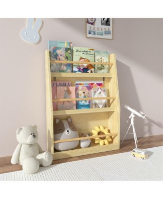 3 Tier Kids Book Shelf, Kids Book Rack, Helps Keep Bedrooms, Playrooms, and Classrooms Organized