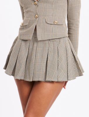 Women Oaklyn Plaid Pleated Mini Skort