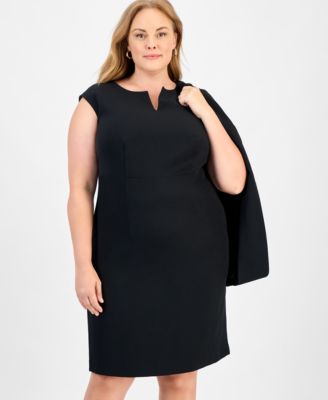 Plus Size Sleeveless Sheath Dress