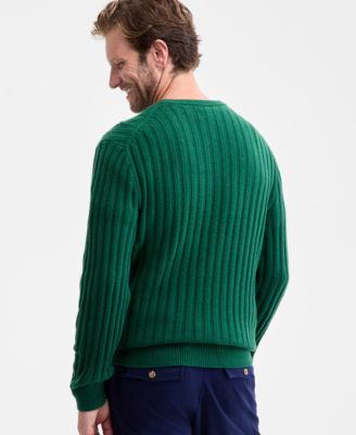 Men's Mixed Cable-Knit Crewneck Sweater, Macy's Exclusive