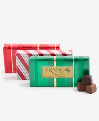 3 Pack Holiday 1/3LB Holiday Milk Mint, Candy Cane, Dark Mint Boxed Chocolates, Created for Macy's