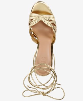 Women's Hassana Strappy Lace-Up Dress Sandals, Exclusively at Macy's