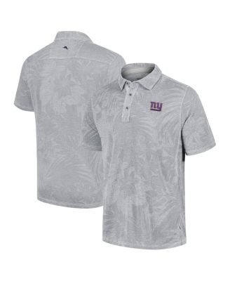 Tommy Bahama - Men's Gray New York Giants Sport Santiago Paradise Polo Shirt