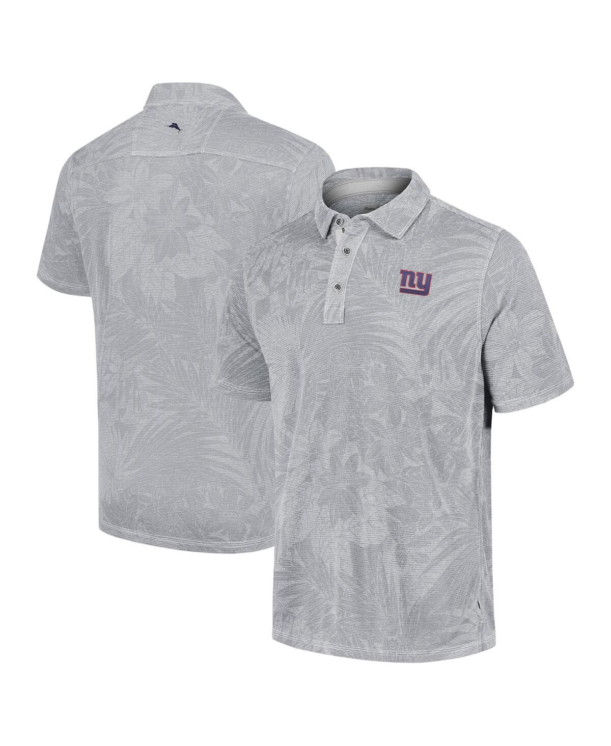Men's Gray New York Giants Sport Santiago Paradise Polo Shirt - Gray
