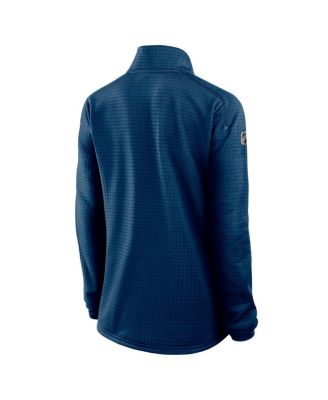 Women's Deep Sea Blue Seattle Kraken Authentic Pro Rink Lightweight Quarter-Zip Pullover Sweatshirt